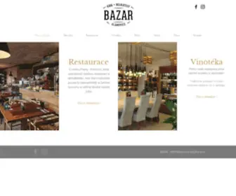 Bazarklanovice.cz(Restaurace a bistro v Praze) Screenshot