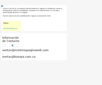 Bazaya.com.co(La tienda en línea con la mejor selección de electrónica) Screenshot