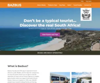 Bazbus.com(Discover the Real South Africa) Screenshot