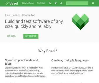 Bazel.build(A fast) Screenshot