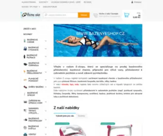 Bazenyeshop.cz(Prodej bazénové chemie) Screenshot