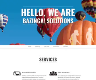 Bazingasolutions.com(BAZINGA) Screenshot