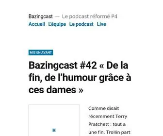 Bazingcast.com(42 num閞os de troll ET de contenu) Screenshot