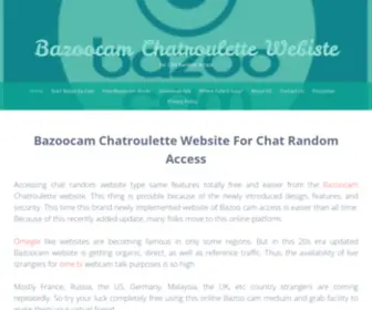 Bazoocam.online(Bazoocam Chatroulette website for chat random access) Screenshot