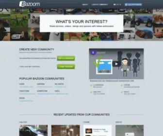 Bazoom.com(World's leading marketplace for premium links) Screenshot