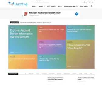 Baztro.com(News Jobs Gadget Health Mobile Market Updates) Screenshot