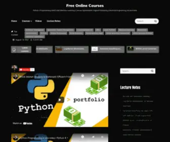 Bazziahmad.com(Free Online Courses) Screenshot