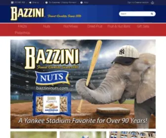 Bazzininuts.com(Bazzini Nuts) Screenshot