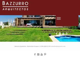 Bazzurro.com(BAZZURRO ARQUITECTOS) Screenshot