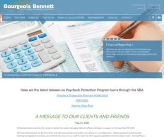 BB-Cpa.com(Bourgeois Bennett CPAs & Consultants) Screenshot