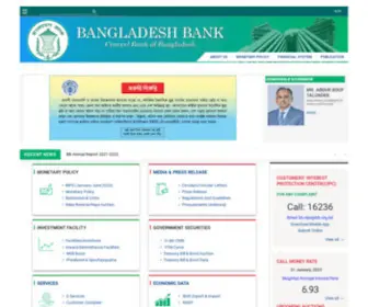 BB.org.bd(Bangladesh Bank) Screenshot