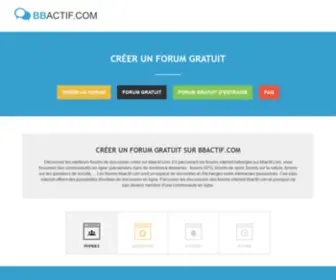 BBactif.com(Créer) Screenshot