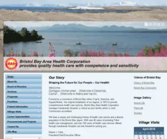 BBahc.org(Bristol Bay Area Health Corporation) Screenshot