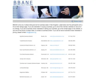 BBane.org(Listing Search) Screenshot