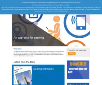 BBA.org.uk(The Voice of Banking) Screenshot