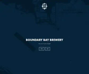 BBaybrewery.com(Boundary Bay Brewery in Bellingham Washington) Screenshot
