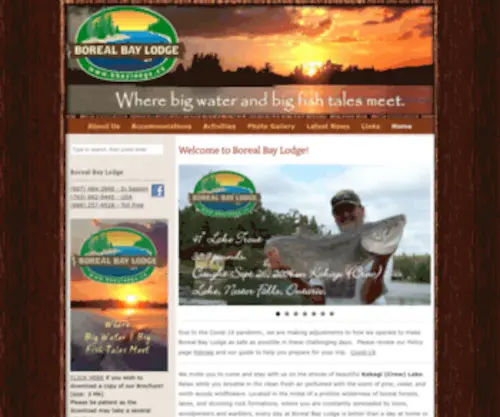 BBaylodge.com(Boreal Bay Lodge) Screenshot