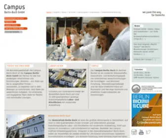 BBB-Berlin.de(BBB Management GmbH Campus Berlin) Screenshot