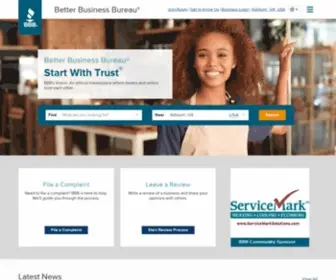 BBB.com(Better Business Bureau) Screenshot