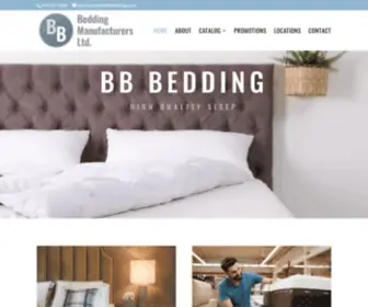 BBBedding.com(BB Bedding Manufacturers Ltd) Screenshot