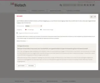 BBBiotech.ch(BBBiotech) Screenshot