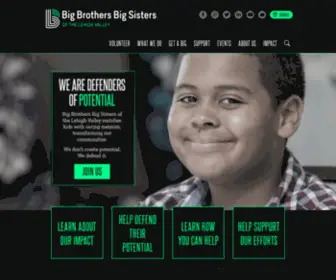 BBBSLV.org(Big Brothers Big Sisters of the Lehigh Valley) Screenshot