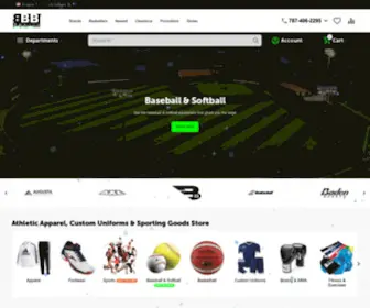 BBBsports.com(BBB Sporting Goods) Screenshot