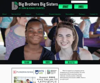 BBBsyorkadams.org(Volunteer Mentors for Children in Need with Big Brothers Big Sisters) Screenshot