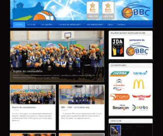 BBC25.fr(Besancon Basket Club) Screenshot