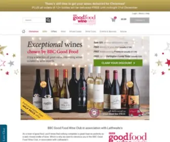 BBcgoodfoodwineclub.com(Buy Wine Online) Screenshot