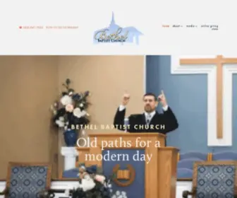 BBclinton.com(Bethel Baptist Church) Screenshot