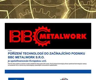 BBcmetalwork.cz(Vstupní stránka) Screenshot