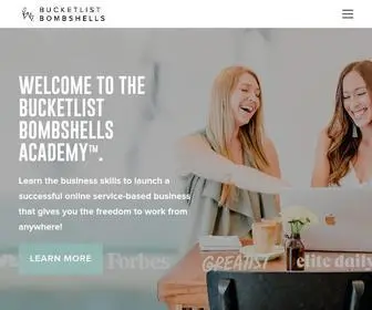 BBcourses.com(Bucketlist Bombshells Courses) Screenshot