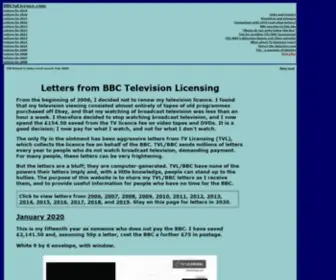 BBCTvlicence.com(Letters from BBC Television Licensing/intro) Screenshot