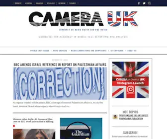 BBcwatch.org(CAMERA UK) Screenshot