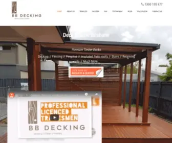 BBdeckingbrisbane.com.au(Timber Decking) Screenshot