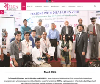 BBDN.com.bd(Bangladesh Business and Disability Network (BBDN)) Screenshot