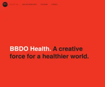 BBdohealth.com(BBDO Health) Screenshot