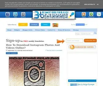 BBeginner.com(Blogger Beginner) Screenshot