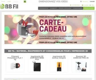 BBfil.fr(Concepteur & distributeur français de solutions 3D) Screenshot