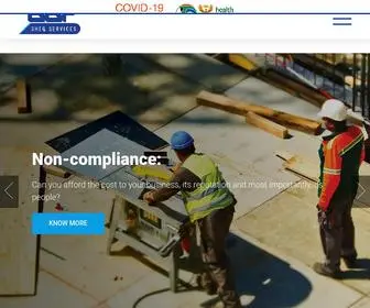 BBFsheqServices.com(BBF Safety Group’s extensive PPE product portfolio) Screenshot