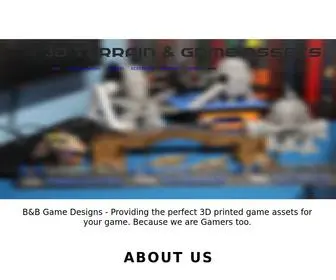 BBgames3Dprintingdesign.com(B&B Game Designs) Screenshot