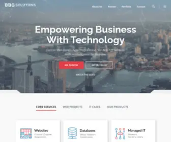 BBgsolutions.com(Empowering Business With Technology) Screenshot