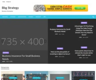 BBGStrategy.com(Business Information) Screenshot