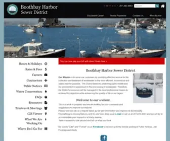 BBHSD.org(Boothbay Harbor Sewer District) Screenshot