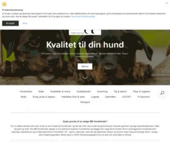 BBhundefoder.dk(Kvalitet til din hund) Screenshot