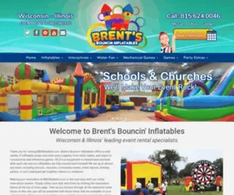 BBinflatables.com(Blondin's Bouncin Inflatables) Screenshot