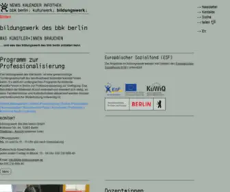 BBK-Bildungswerk.de(Bildungswerk) Screenshot