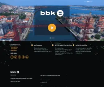 BBK.eus(Fundación bancaria) Screenshot