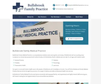 BBkfamilypractice.com.au(Bullsbrook Family Medical Practice) Screenshot